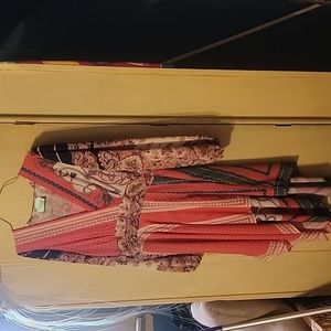 Asymmetrical 60s inspired dress